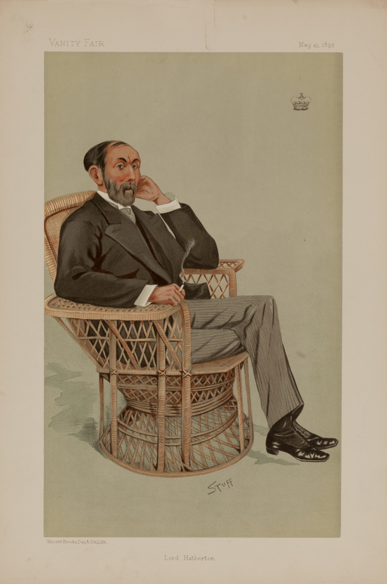 Lord Hatherton, Vanity Fair Caricature Lithograph