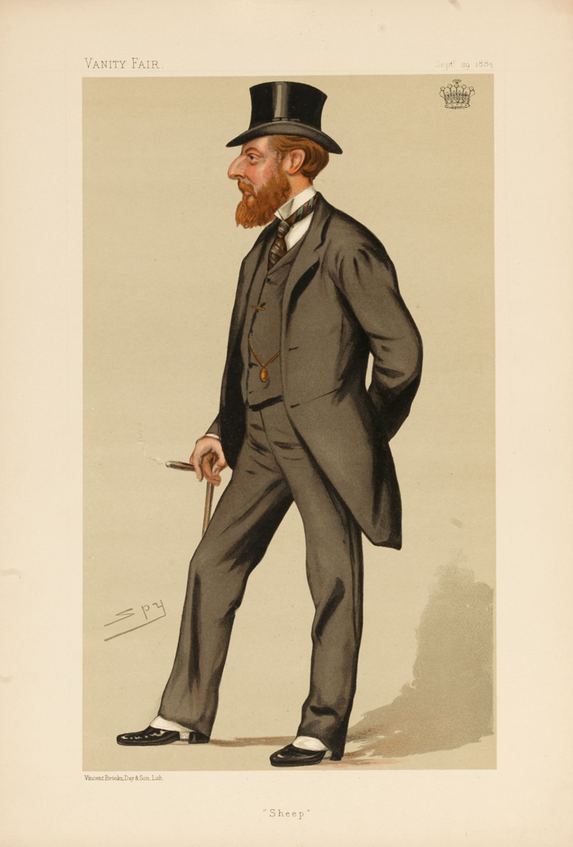Sheep, Vanity Fair Caricature Lithograph, The Earl of Seafield