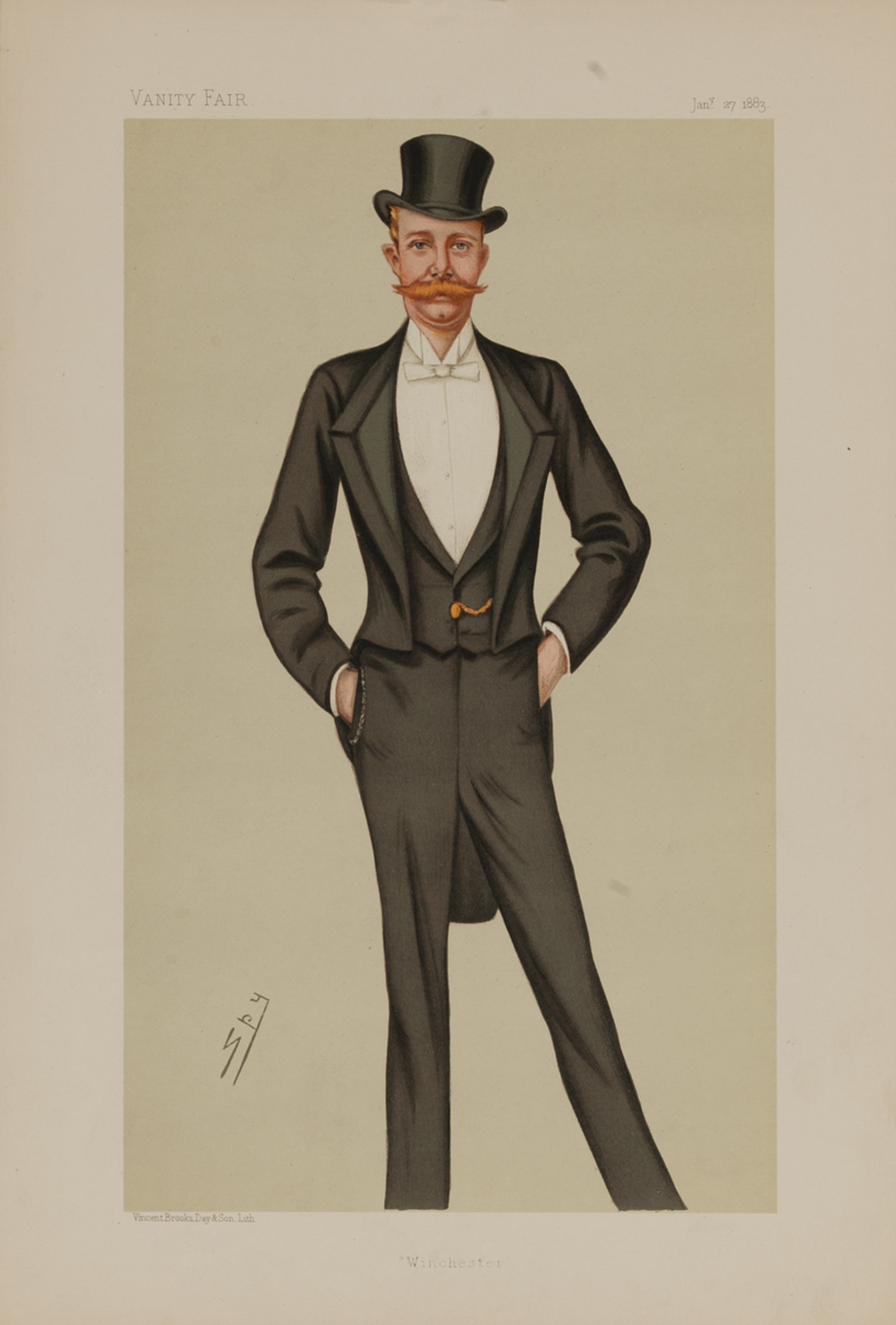 Winchester, Vanity Fair Caricature Lithograph, Viscount Baring