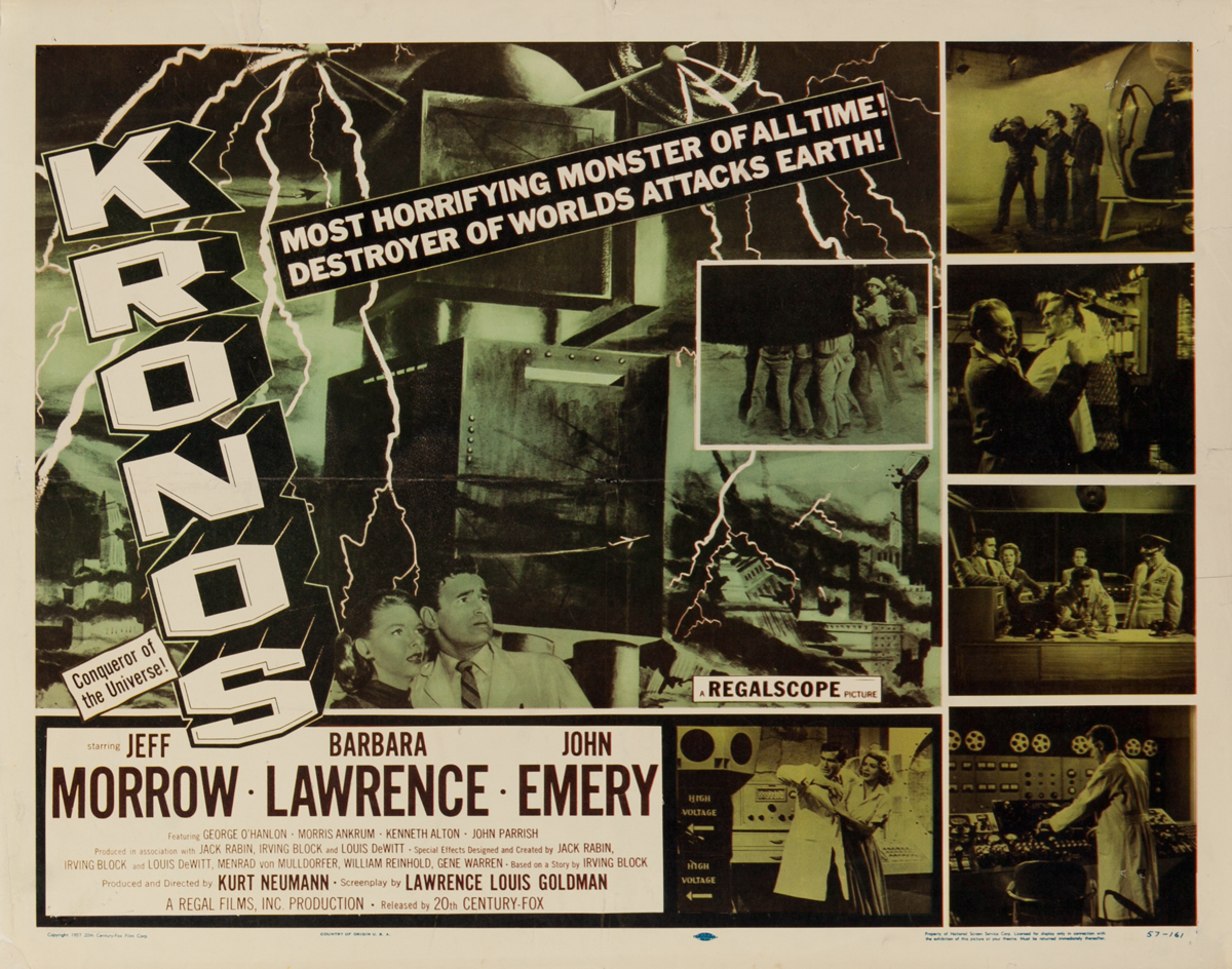 Kronos, American Sci-Fi Movie Poster
