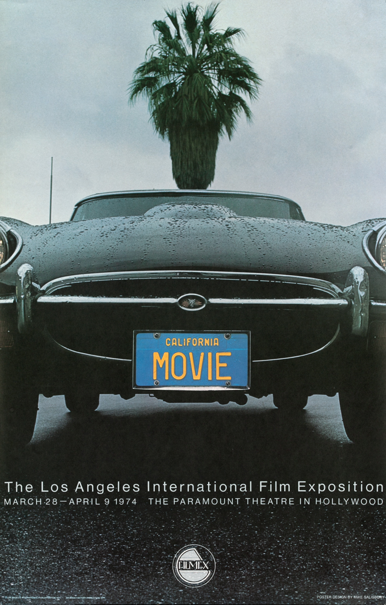 Los Angeles International Film Exposition Poster 1974 California Movie