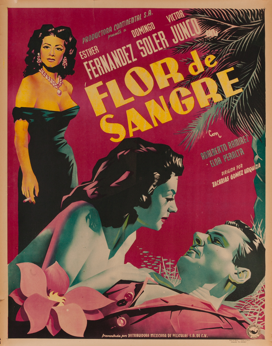 Flor de Sangre, Mexian Movie Poster