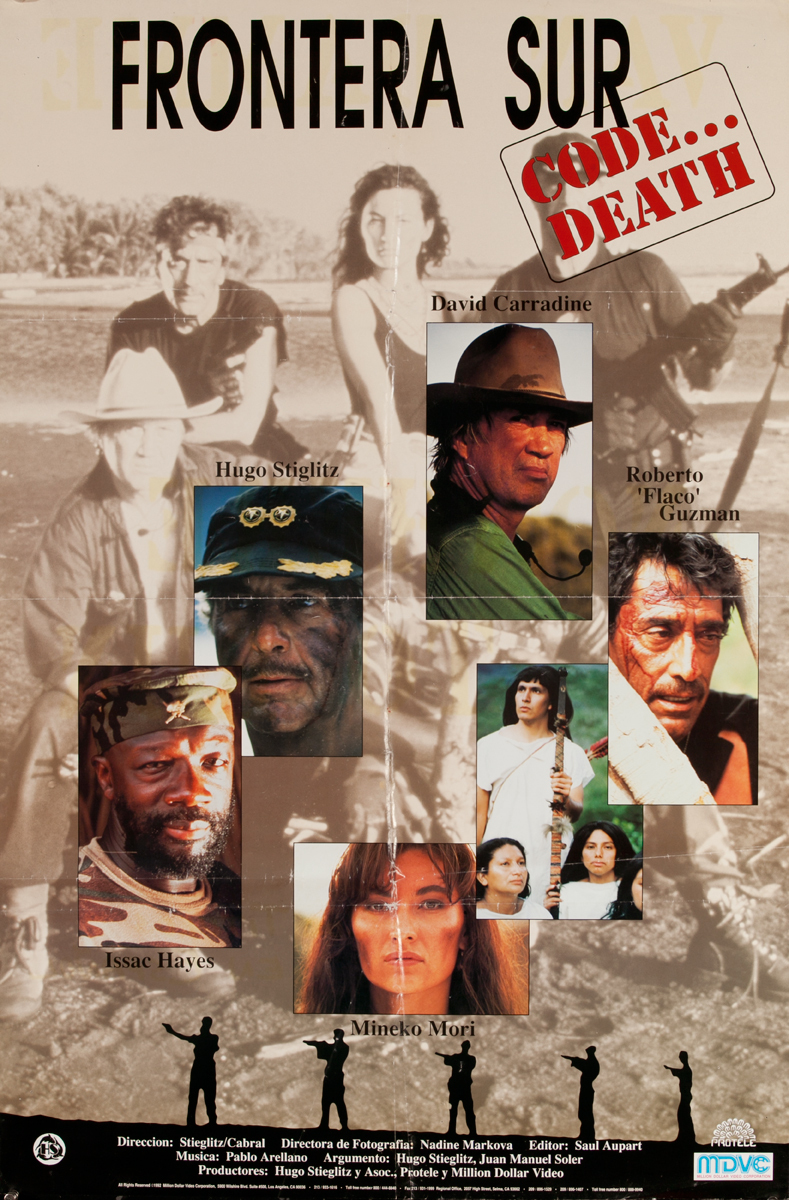 Code Death, Frontera Mexican Movie Poster
