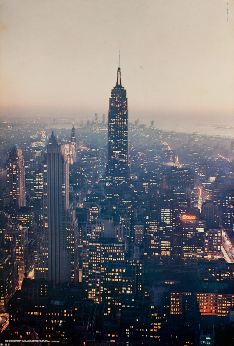 New York City Skyline, Empire State Building, Personality Poster