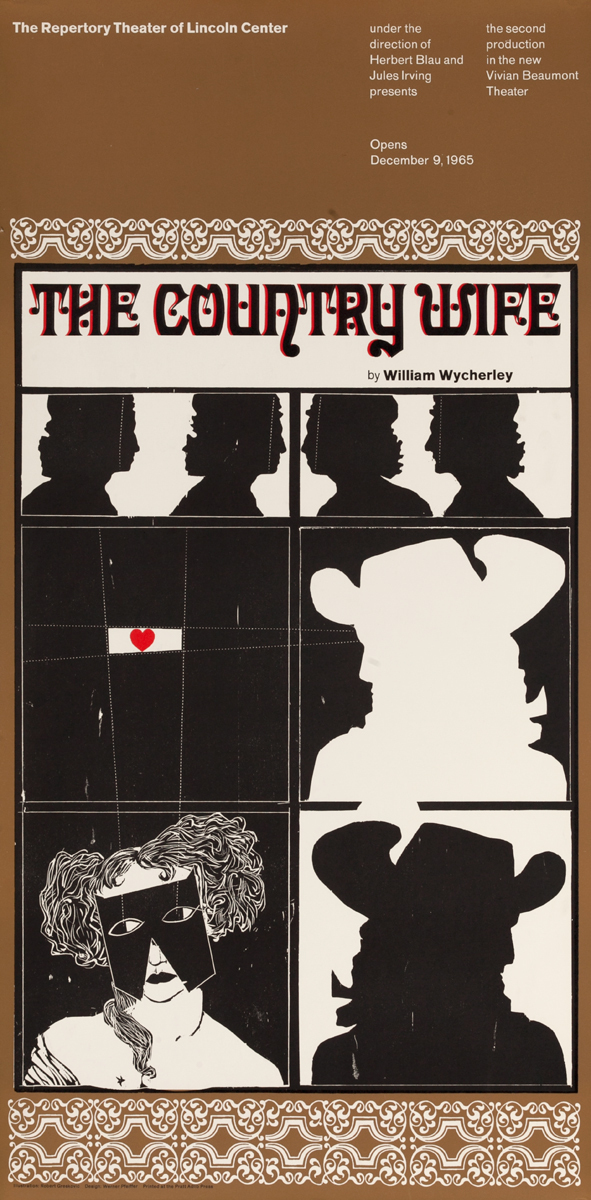 The Country Wife, The Repertory Theater of Lincoln Center Poster