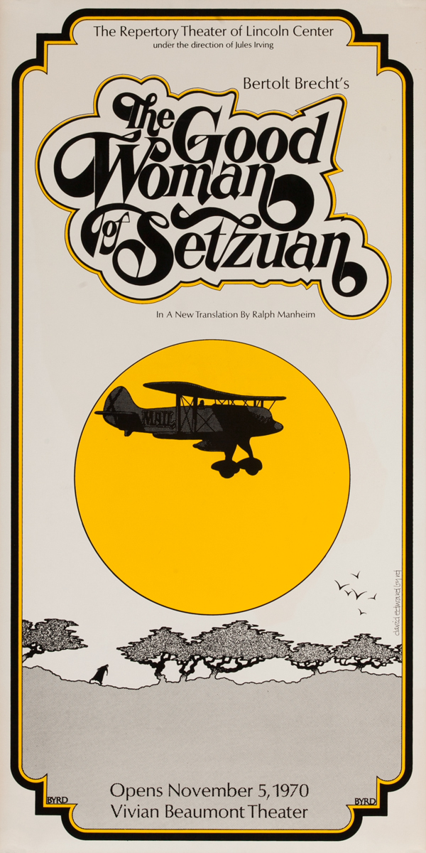 Good Woman of Setzuan, The Repertory Theater of Lincoln Center Poster