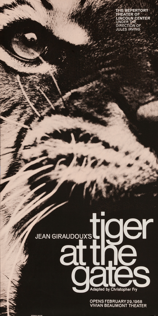 Tiger at the Gates, The Repertory Theater of Lincoln Center Poster