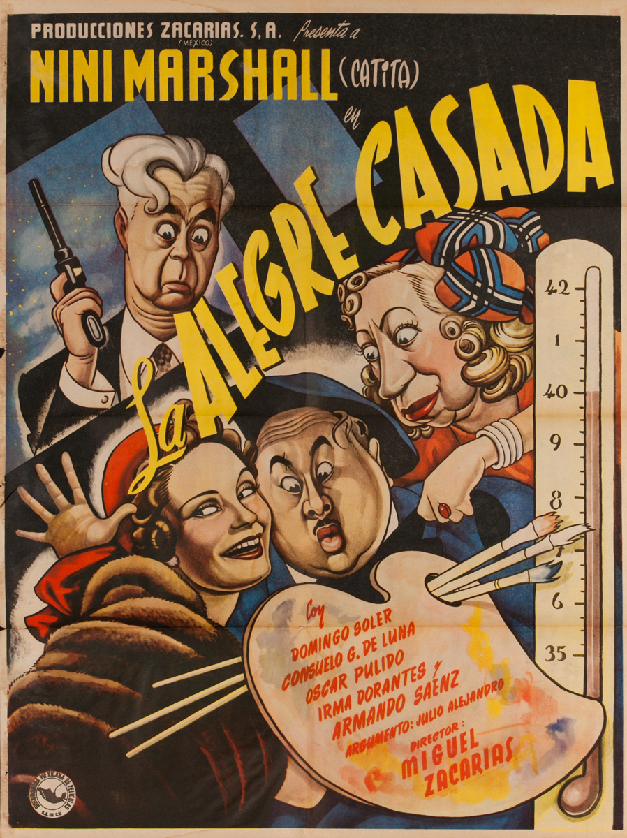 La Alegre Casada, Mexican Movie Poster