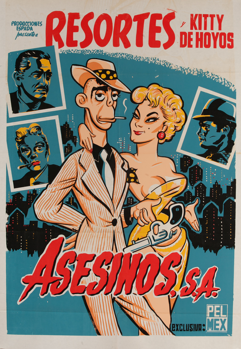 Asesinos, S.A. Mexican Movie Poster