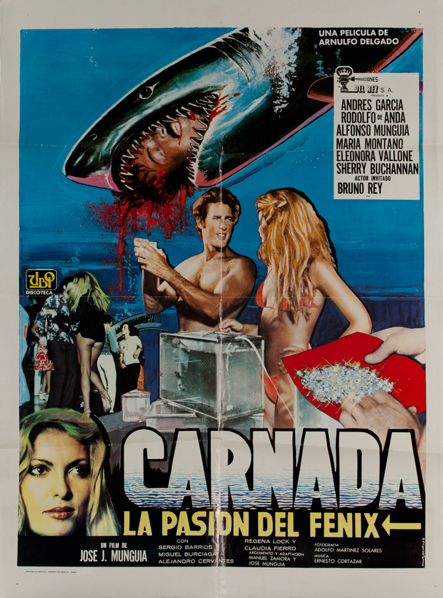 Carnada, La Pasion Dal Fenix, Mexican Movie Poster