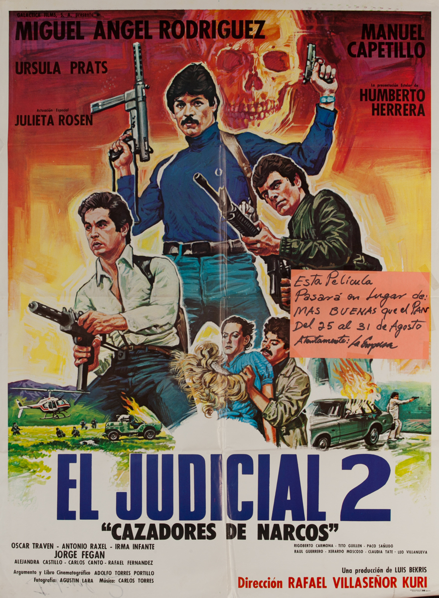 El Hombre Sin Miedo, Mexican Movie Poster, The Man Without Fear