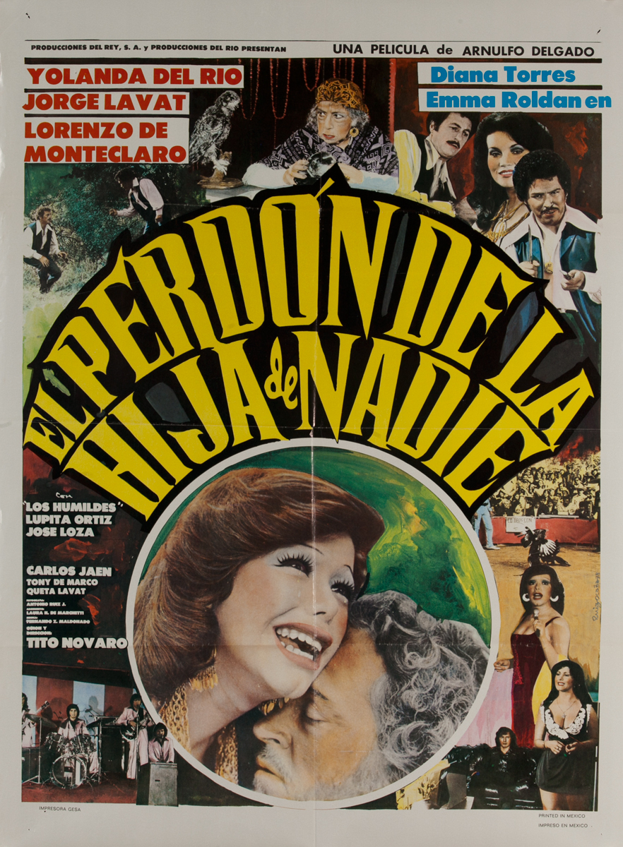 El Perdon de la Hija de Nadie, Mexican Movie Poster