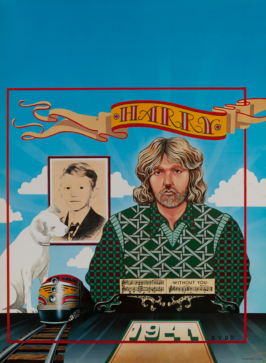 Harry Nilsson WIthout You Poster