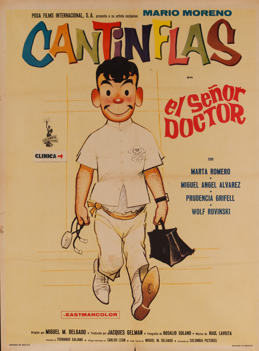 el Señor Doctor, Mexican Movie Poster