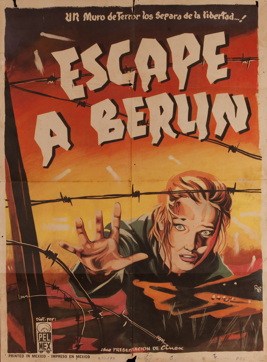 Escape a Berlin, Mexican Movie Poster