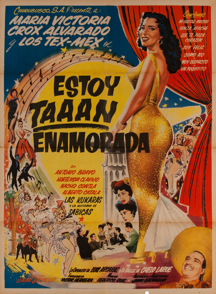 Estoy Taaan Enamorada, Mexican Movie Poster, I'm so in love...