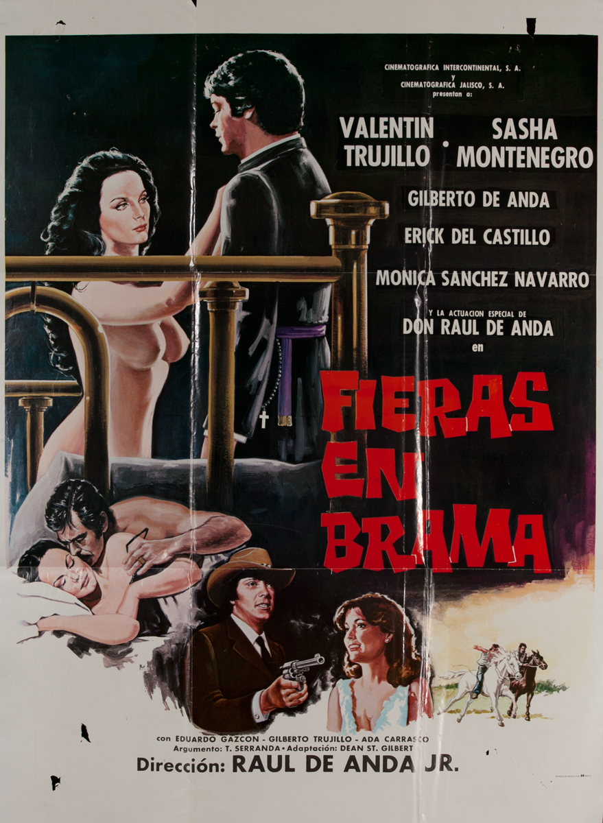  Fieras en Brama, Mexican Movie Poster