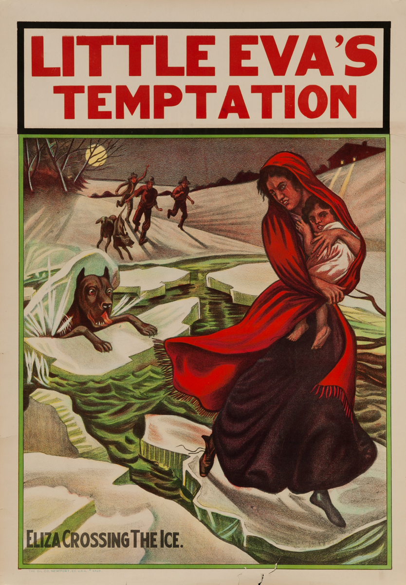 Little Eva's Temptation, Eliza Crossing The Ice, Theater Poster
