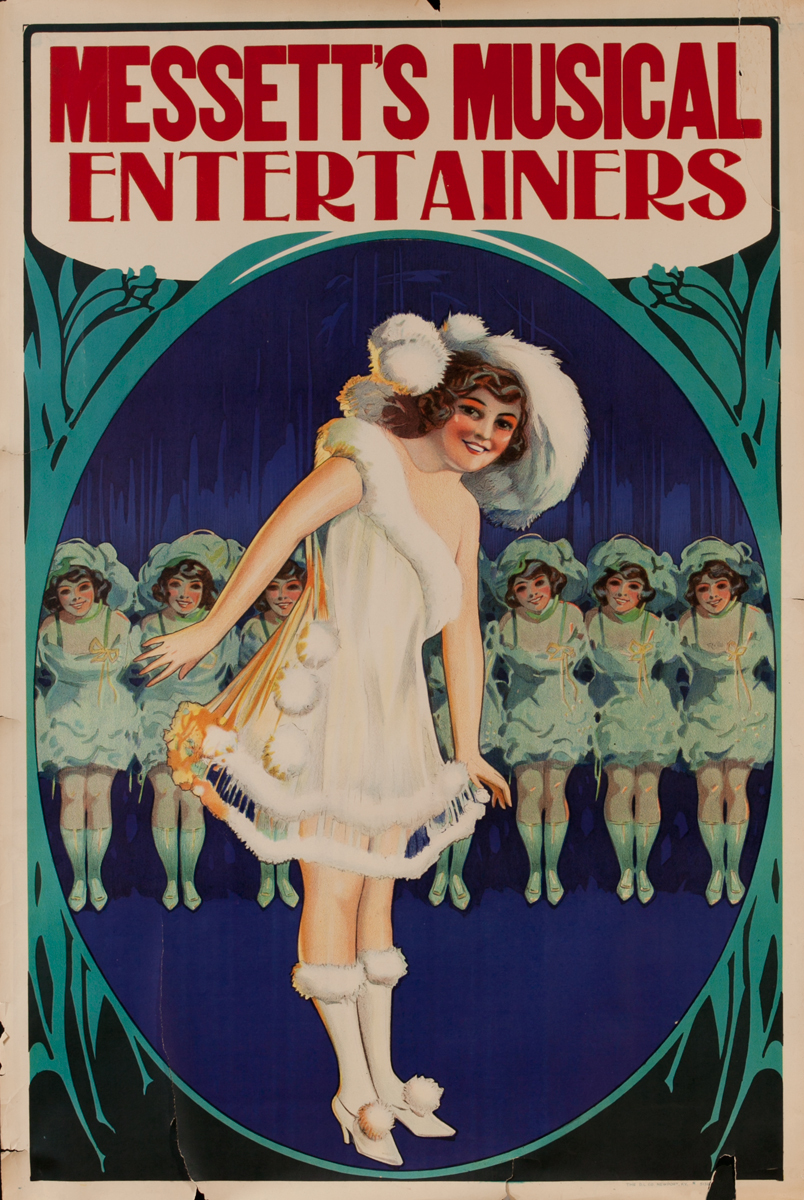 Messett's Musical Entertainers, American Theater Poster