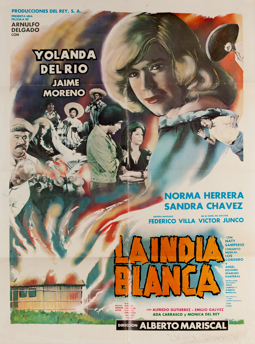 La India Blanca, Mexican Movie Poster
