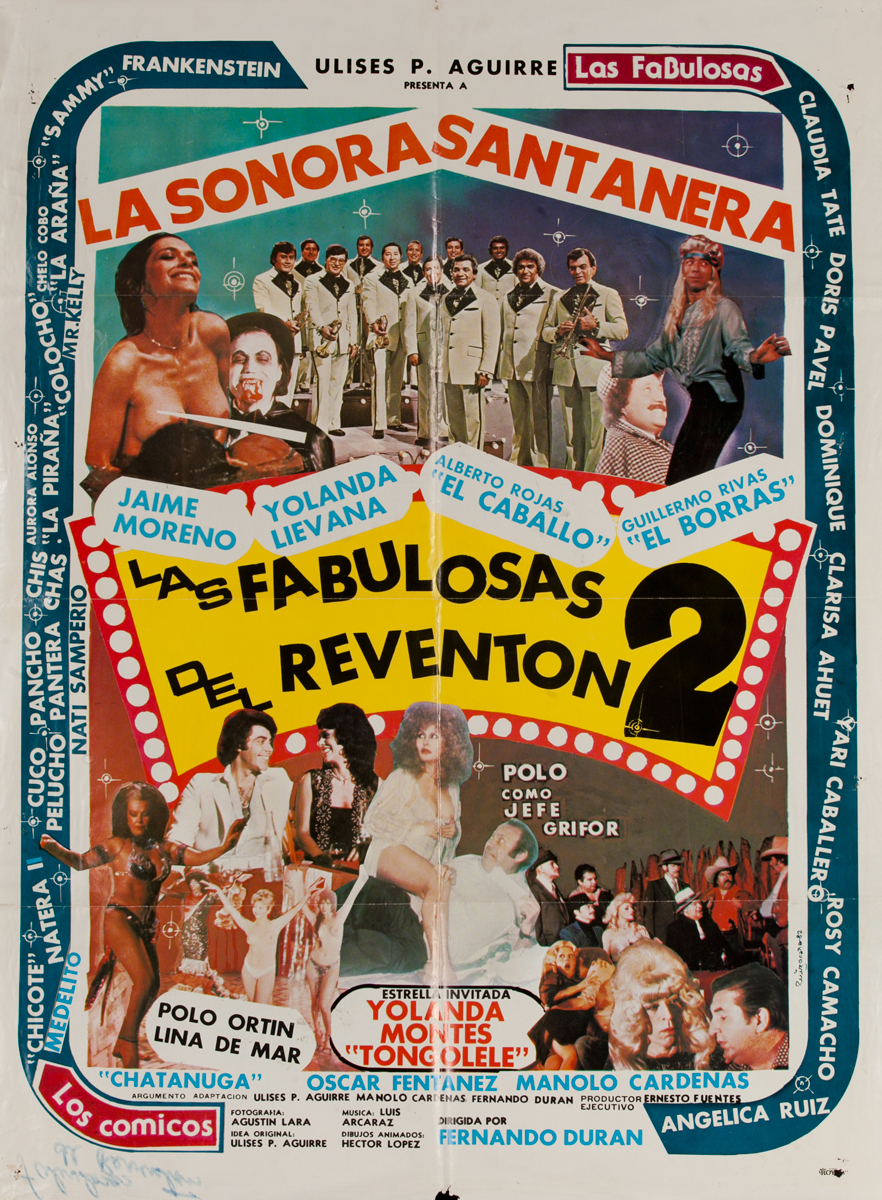 Las Fabulosas Del Reventon 2, Mexican Movie Poster