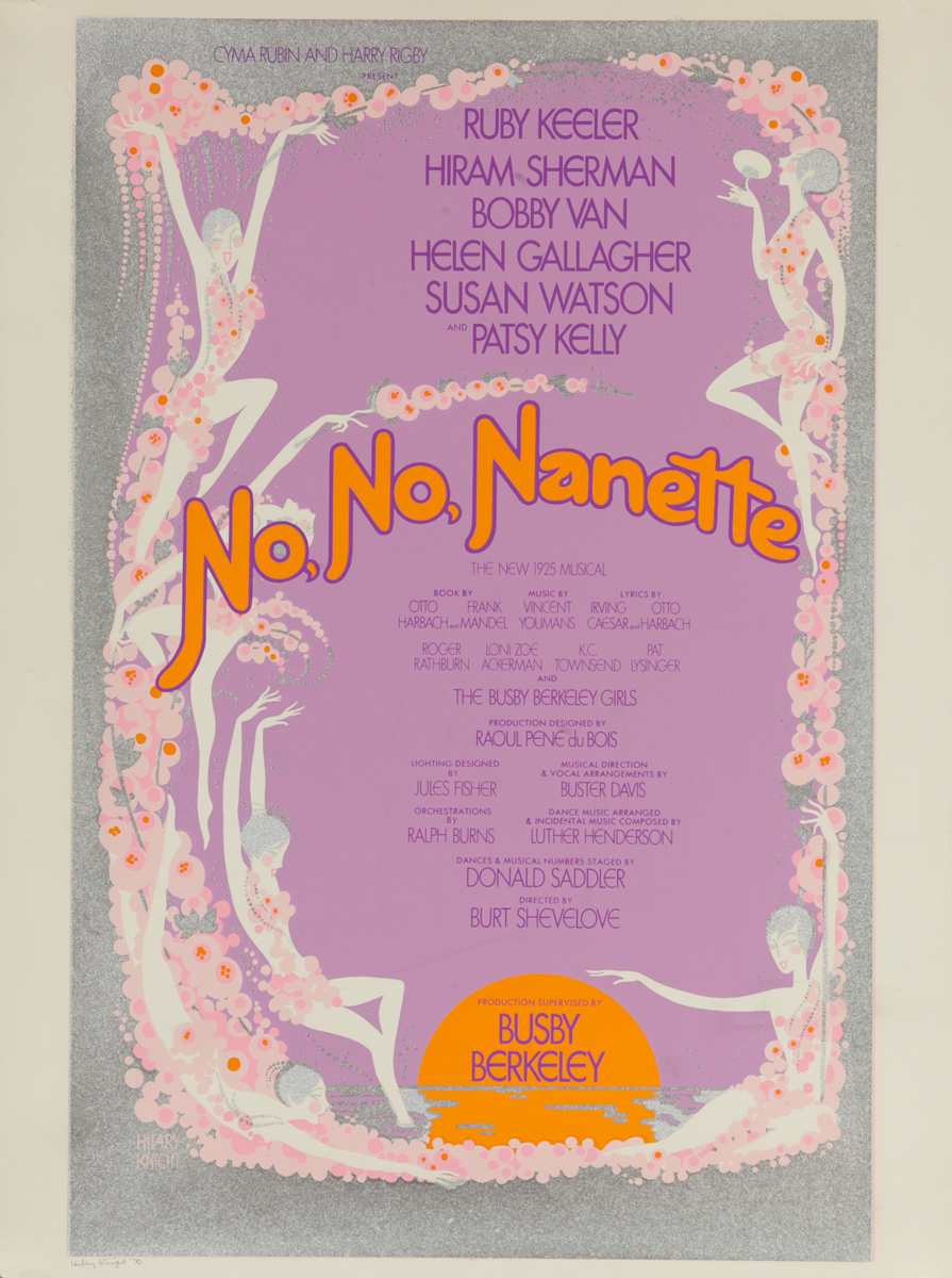 Cyma Rubin and Harry Rigby Present, No, No, Nanette Theater Poster