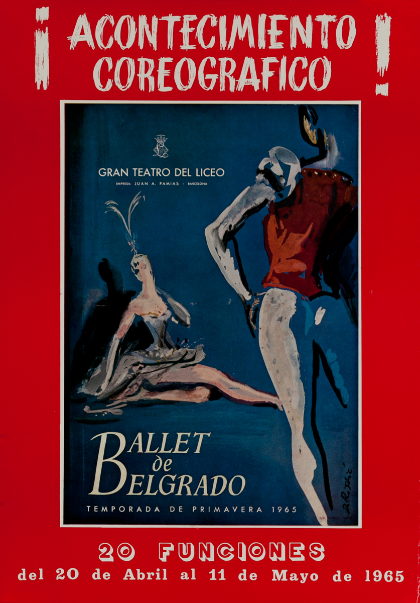 Ballet de Belgrado, Gran Teatro del Liceo, Barcelona Spain