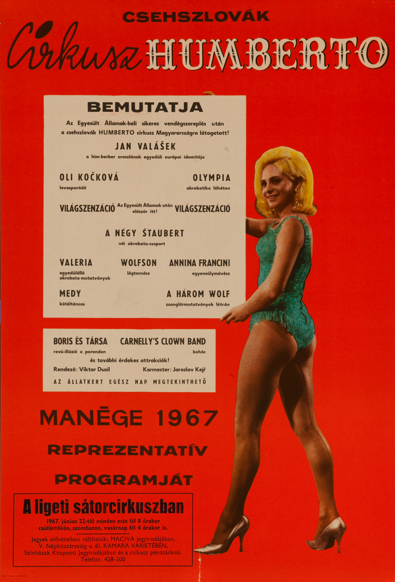 Humberto Czech Cabaret Poster