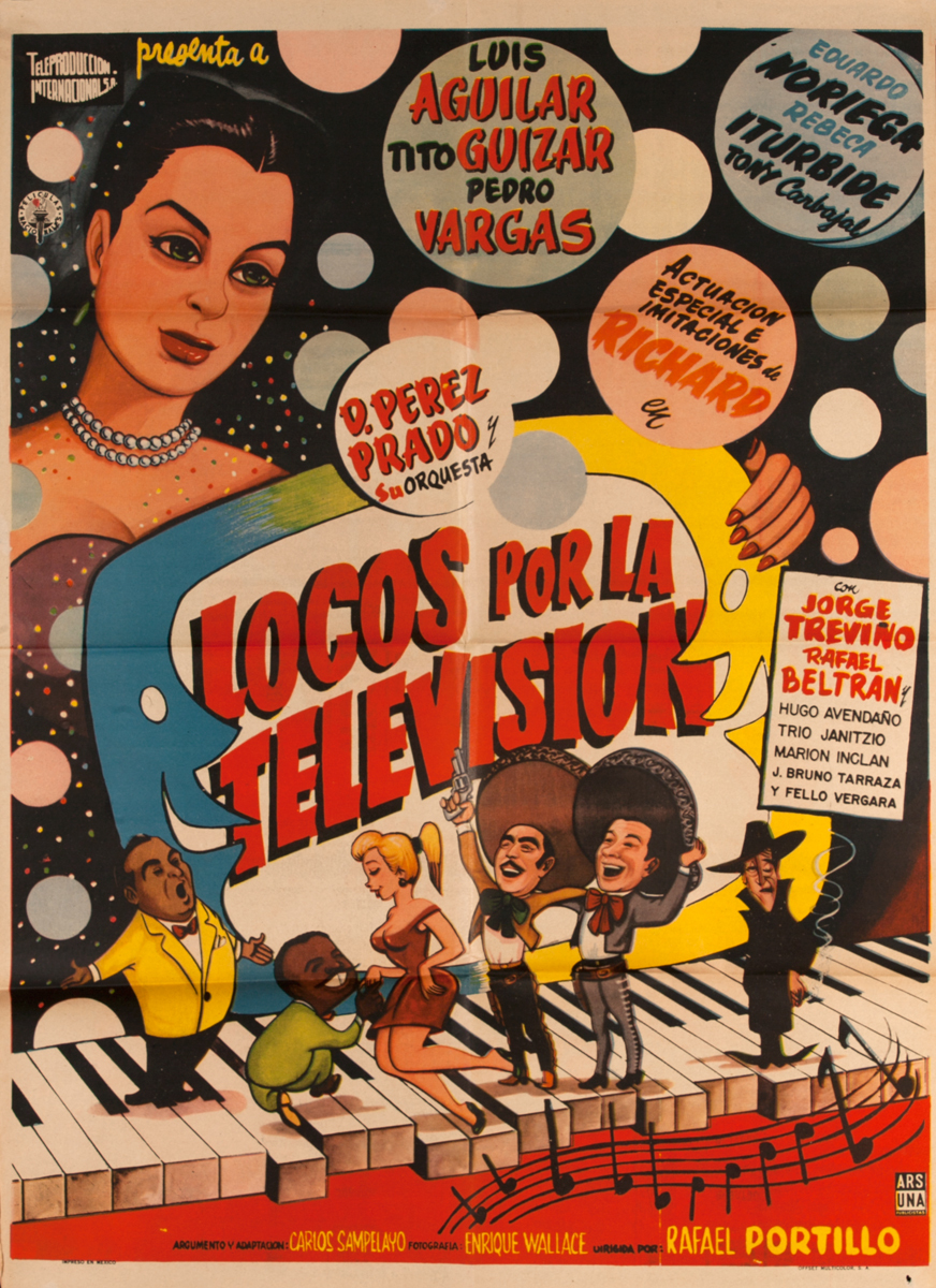 Locos Por la Television, Mexican Movie Poster