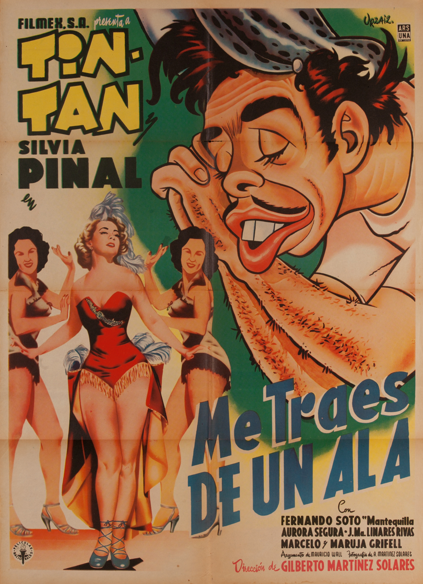 Me Traes de Un Ala, Mexican Movie Poster