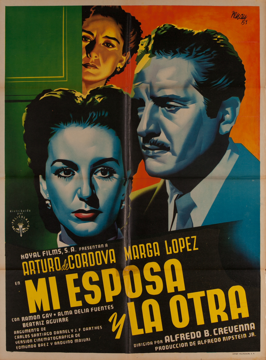Mi Esposa y La Otra, Mexican Movie Poster