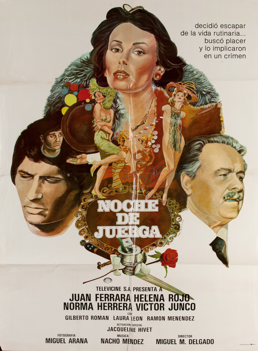 Noche de Juerga, Mexican Movie Poster