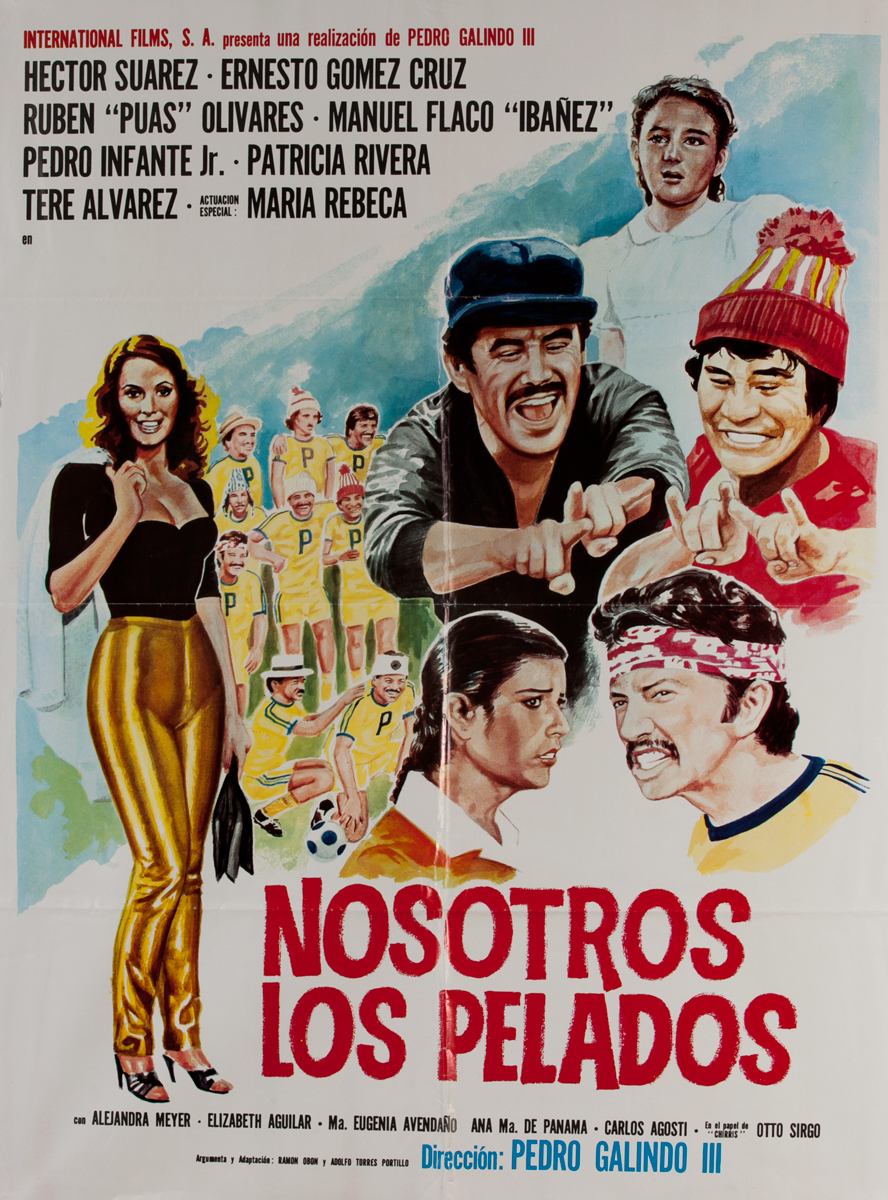 Nosotros Los Pelados, Mexican Movie Poster