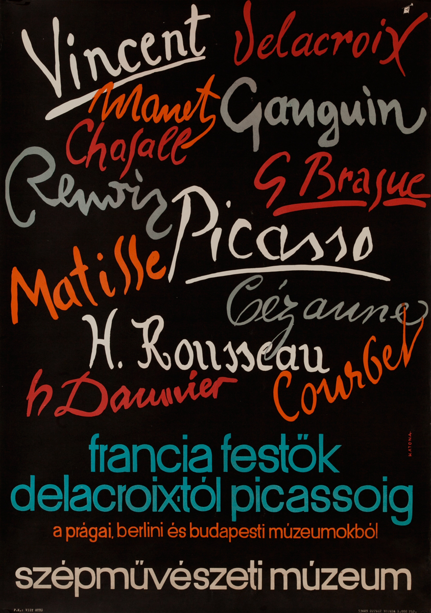 Szépmüvészeti Múzeum, Museum of Fine Art, Budapest Hungary Poster