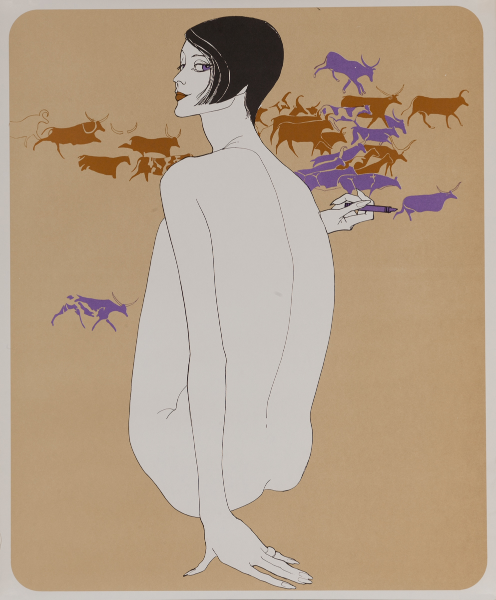 Nude with Cows, 1966 Perennial Woman Calendar