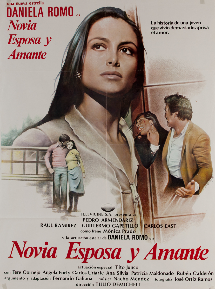 Novia Esposa Y Amante, Mexican Movie Poster