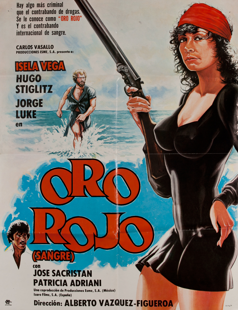 Oro Rojo, Mexican Movie Poster