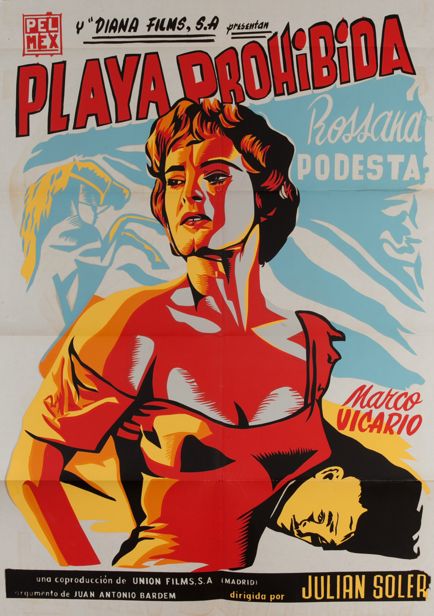 Playa Phohibida, Mexican Movie Poster