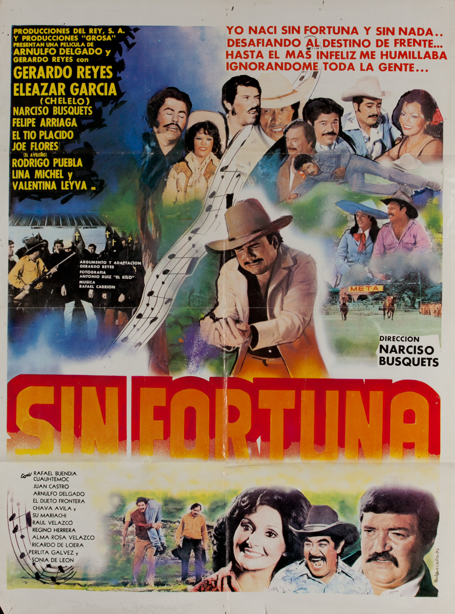 Sin Fortuna, Mexican Movie Poster