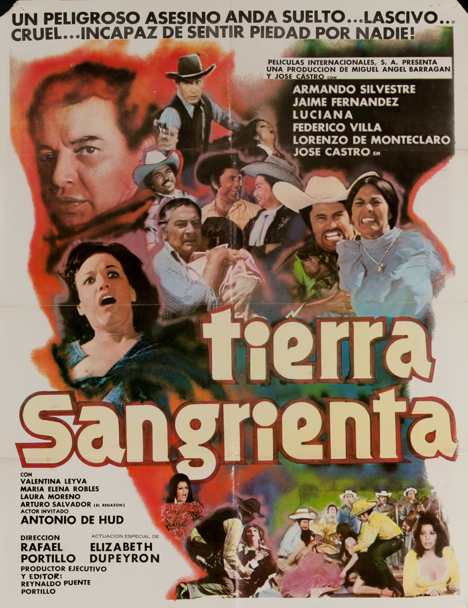 Tierra Sangrienta, Mexican Movie Poster