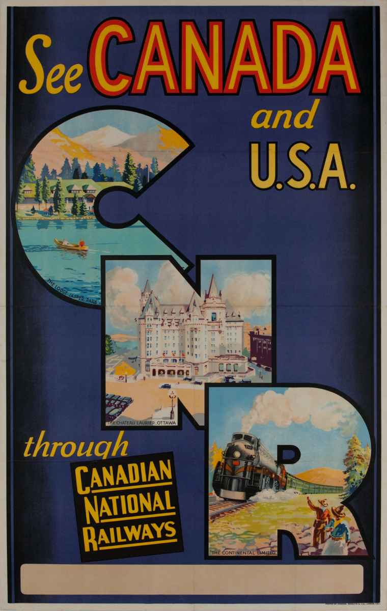 See Canada and USA through Canadian National Railways