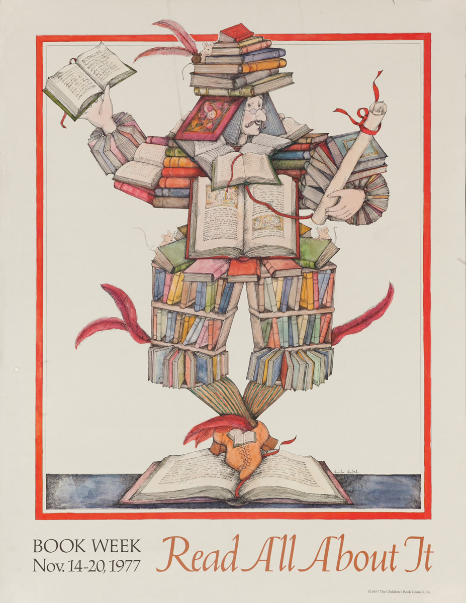 Read All About It, 1977 Children's Book Week Poster
