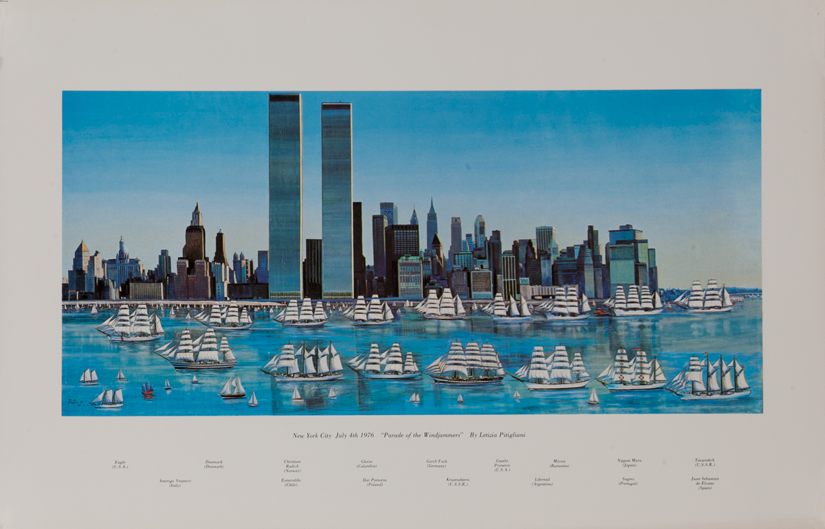New York City, July 4th 1976, Parade of the Windjammers Poster