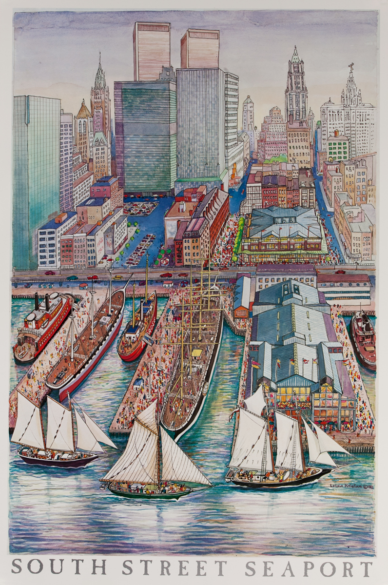 New York South Street Seaport Poster