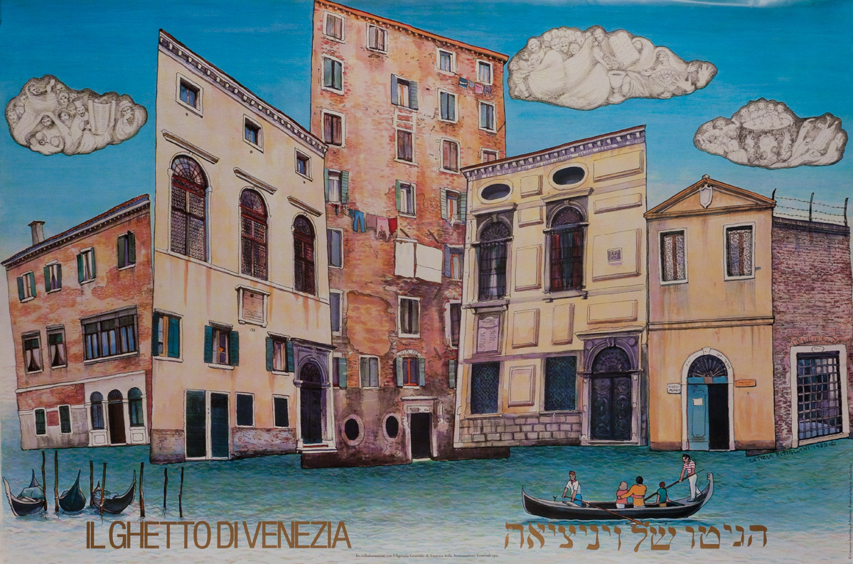 Il Ghetto Di Venezia, Jewish Quarter Italian Art Poster