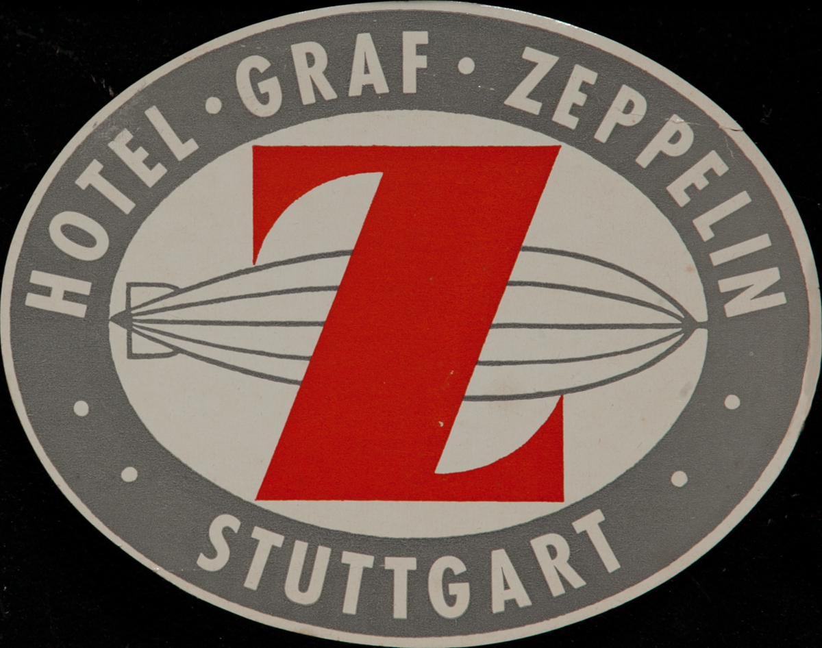 Hotel Graf Zeppelin Luggage Label