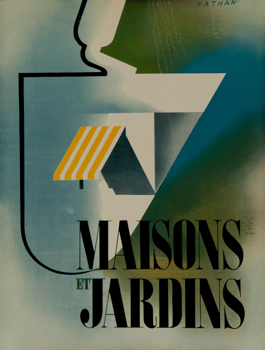 Maison et Jardins, House and Garden French Advertising Poster