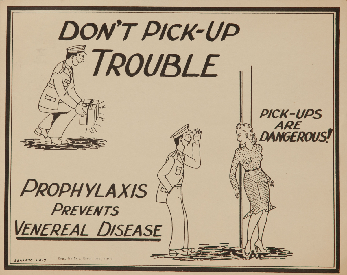 Don't Pick-Up Trouble, WWII V-D Poster