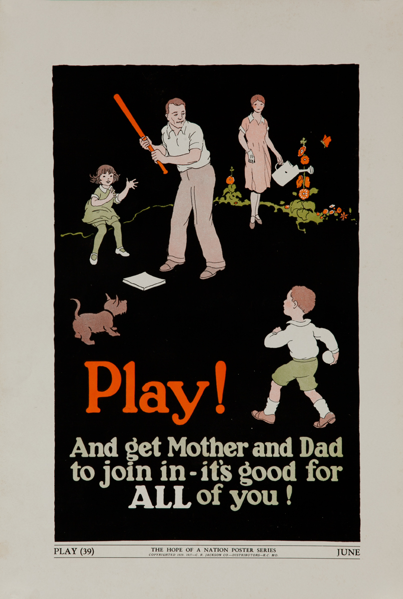 Original American Hope of A Nation Citizenship Poster 39, Play, And get Mother and Dad to join in - it's good for all of you! 