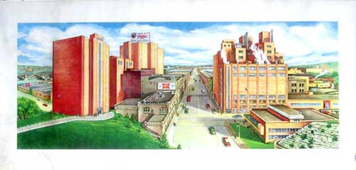 Miller Beer Factory, Original Promotional Poster